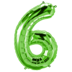 34 inch Green Number 6