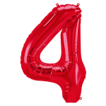 34 inch Red Number 4