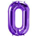 34 inch Purple Number 0