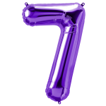 34 inch Purple Number 7