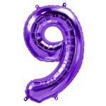 34 inch Purple Number 9