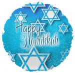 9" Hanukkah Foil Balloon – 10 pack