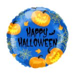 *9" Halloween Foil Balloon with Valve – 10 pack