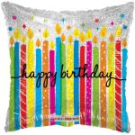 Birthday Holographic Foil Balloon – 5 pack