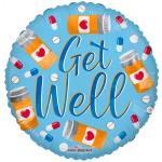 Get Well Foil Balloon – 5 pack