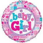 Baby Girl Foil Balloon – 5 pack