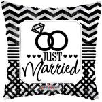 Just marries foil balloons - 5 pack