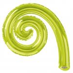Spiral Kurly Kiwiw Green Mylars