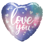 *9" Love Foil Balloon with Valve – 10 pack