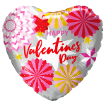 *9" Valentine Foil Balloon with Valve – 10 pack