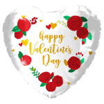 *9" Valentine Foil Balloon with Valve – 10 pack