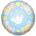 9" Spanish Baptism (Bautizo) Foil Balloon – 10 pack