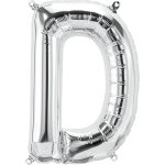 14" Silver Letter "D"