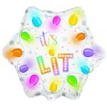 9" Christmas Foil Balloon – 10 pack