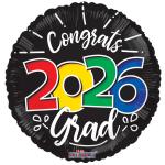 Class of 2026 Graduation Balloons - 5 pack