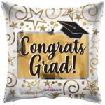 Packaged Graduation foil balloons - 5 pack
