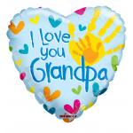 I Love You Grandpa Foil Balloon – 5 pack