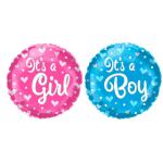 9" Assorted Baby Inflated Mylars - 24 count