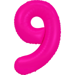 Neon Pink 34 inch Number 9