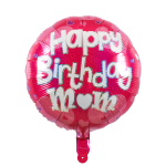 *Mom Birthday Foil Balloon – 10 pack