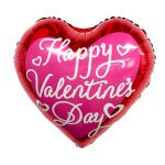 *Valentine's Day Foil Balloon – 10 pack