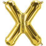 14" Gold Letter "X"
