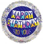 Birthday Foil Balloon – 5 pack