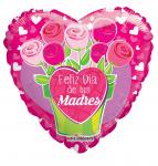 *Spanish Mother's Day Foil Balloon – 5 pack