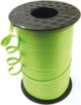 Lime green curling ribbon