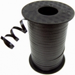 Black curling ribbon