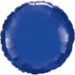 32" Sapphire Round Foil Balloon – 5 pack