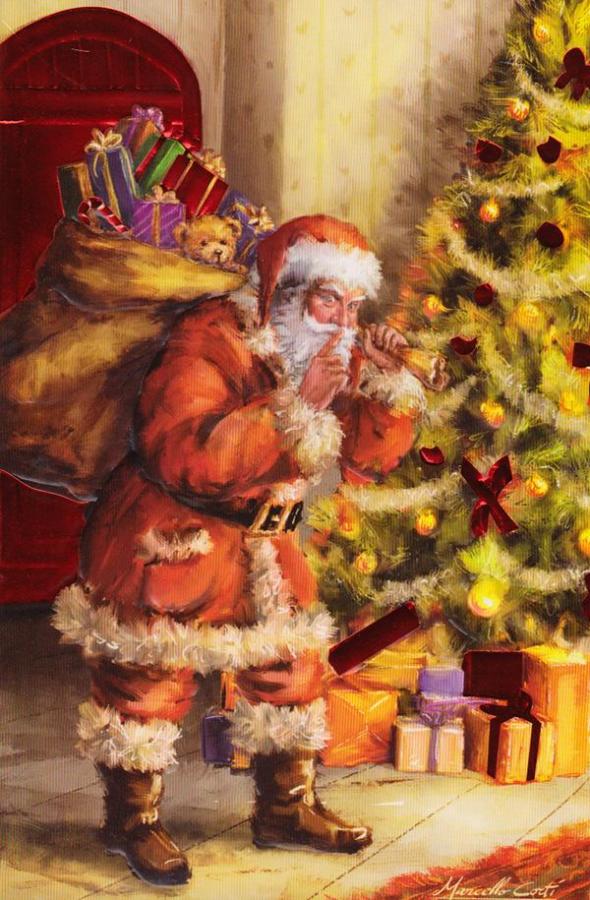 Wrapped Merry Christmas Card (12 pack)