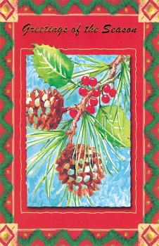 Wrapped Season's Greetings Card (12 pack)