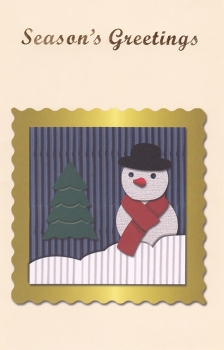 Wrapped Season's Greetings Card (12 pack)