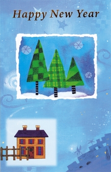 Wrapped New Years Card (12 pack)